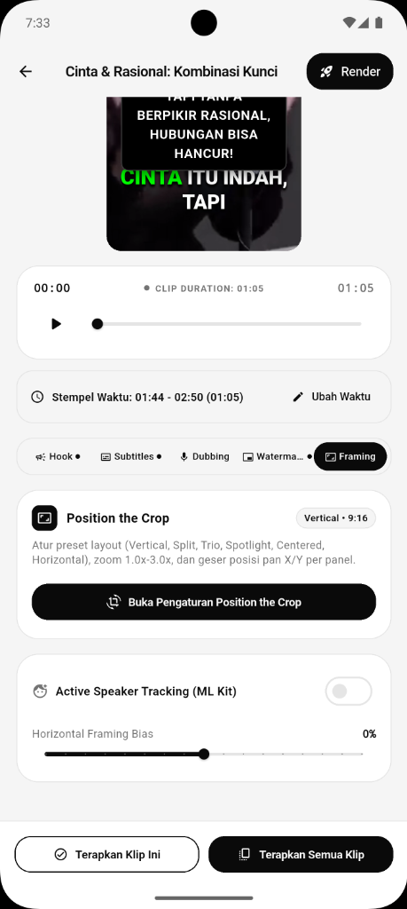 Active Speaker Tracking (ML Kit)